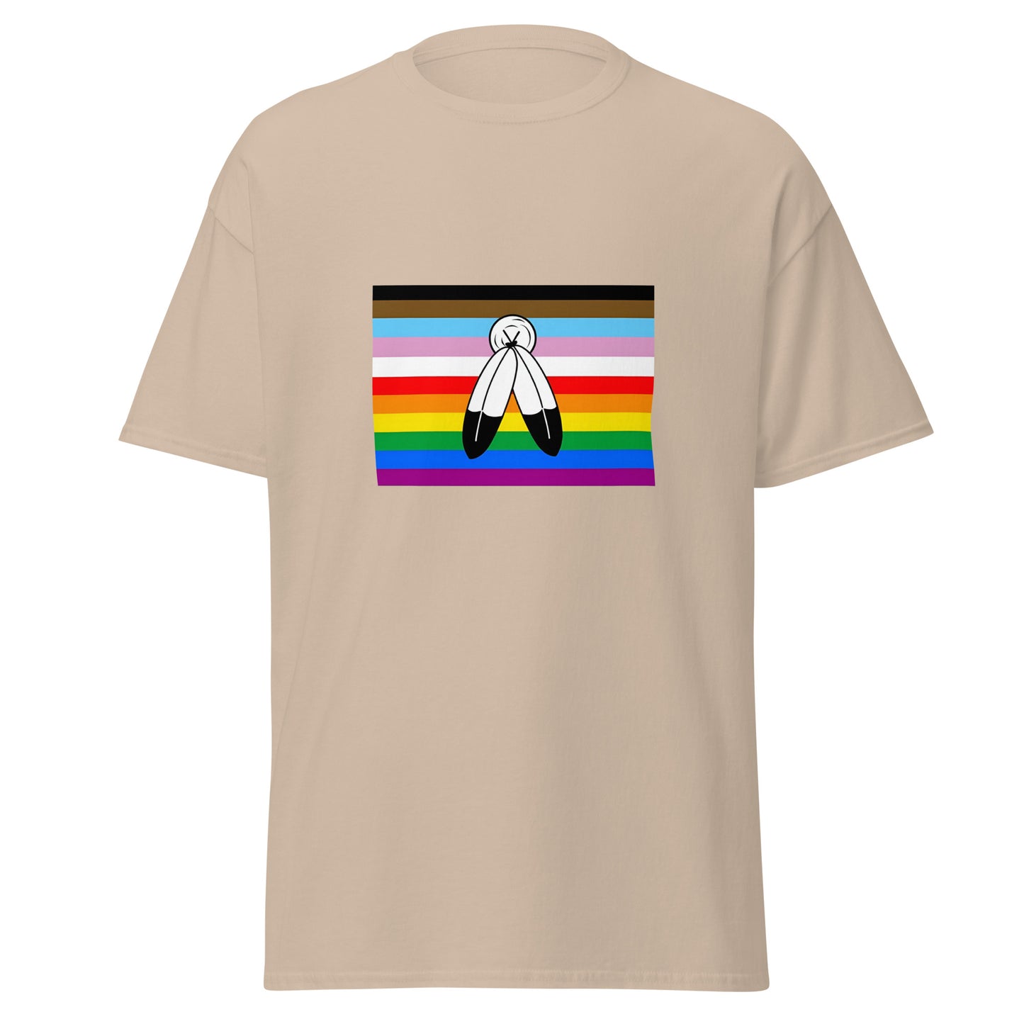 Flag LGBTQ+ Two Feather\Spirit Pride